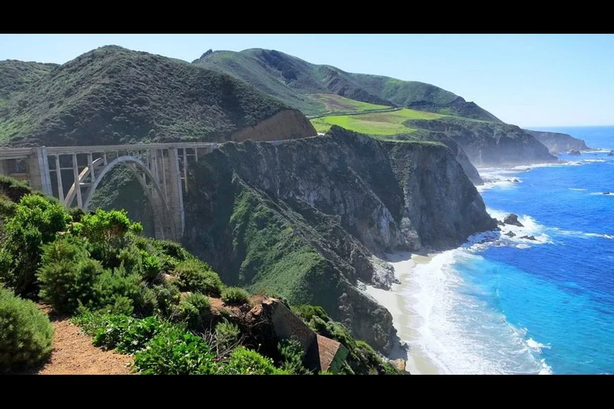 Pacific Coast Highway view highlighting the best road trip destinations in the USA.