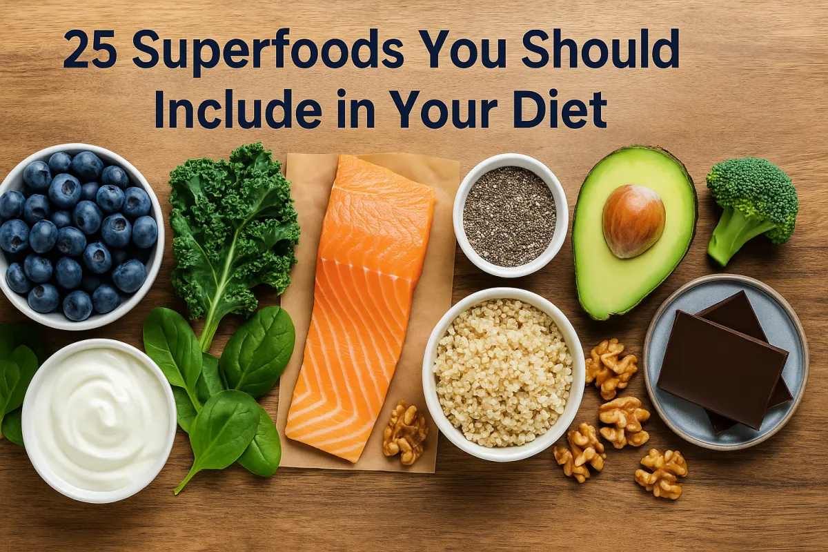25 Superfoods You Should Include in Your Diet