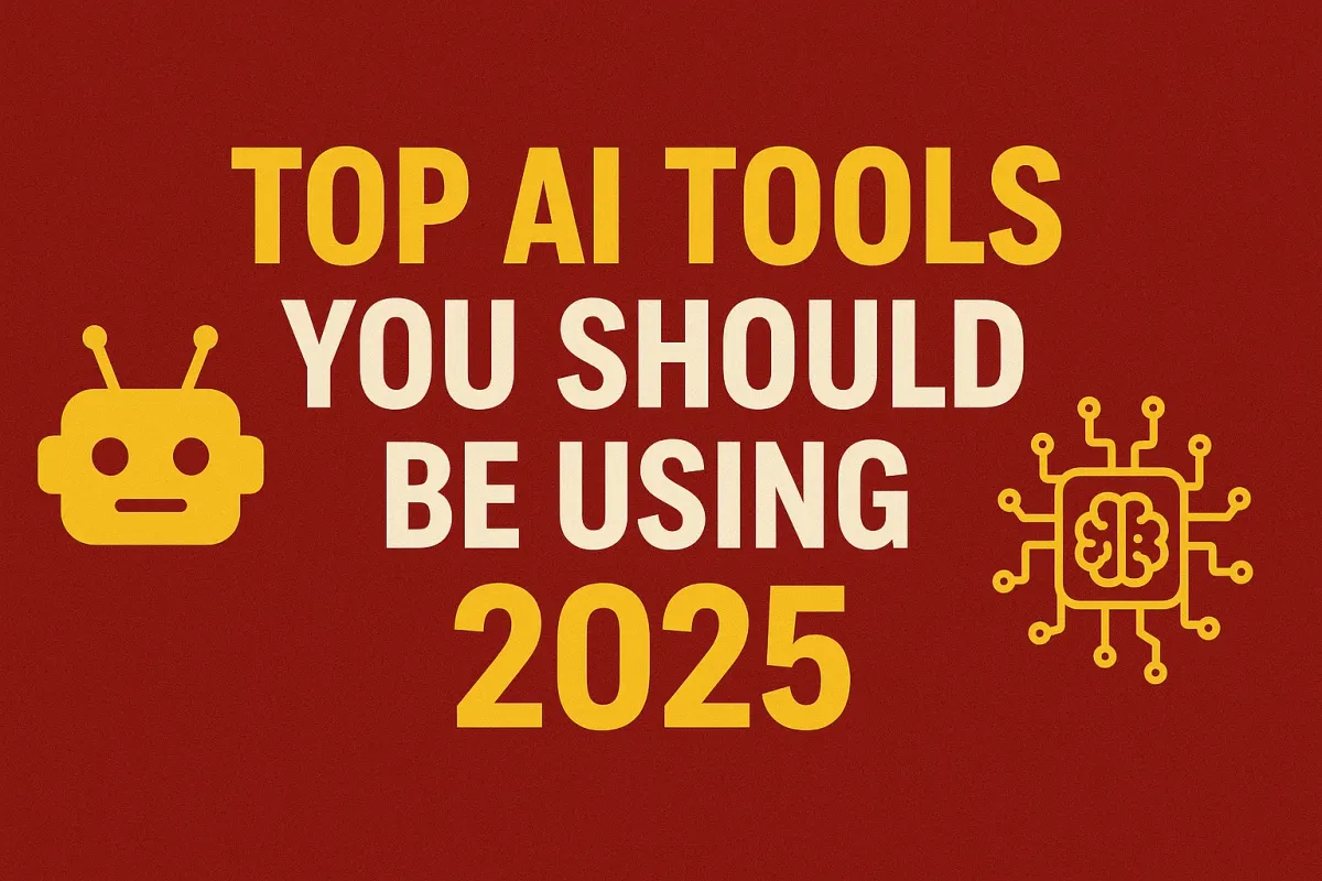 Top AI tools you should be using in 2025 – productivity & creativity apps