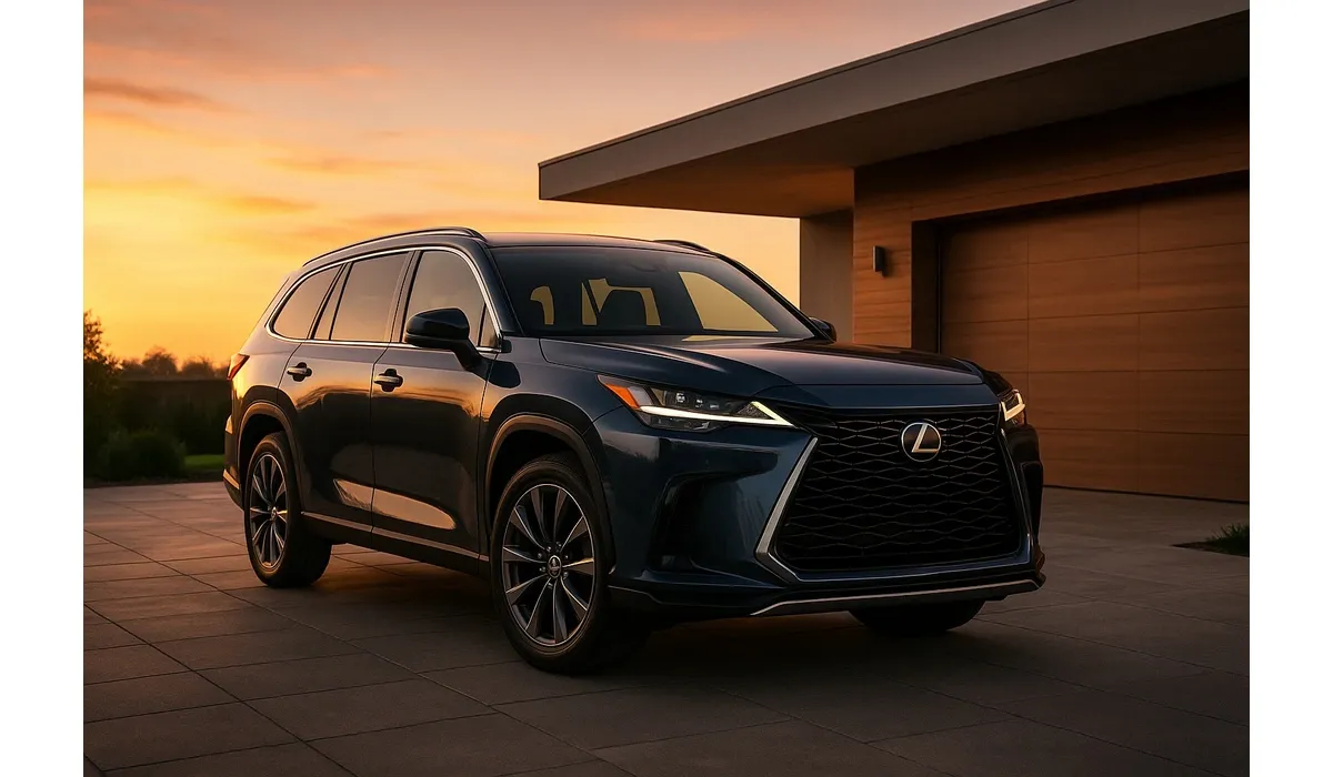 2026 Lexus TX luxury SUV front view.