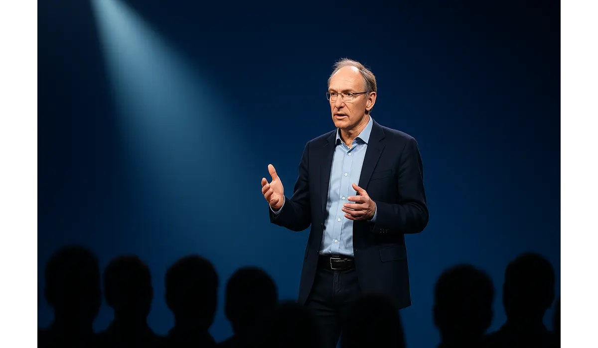 Tim Berners-Lee career speaking on future of web