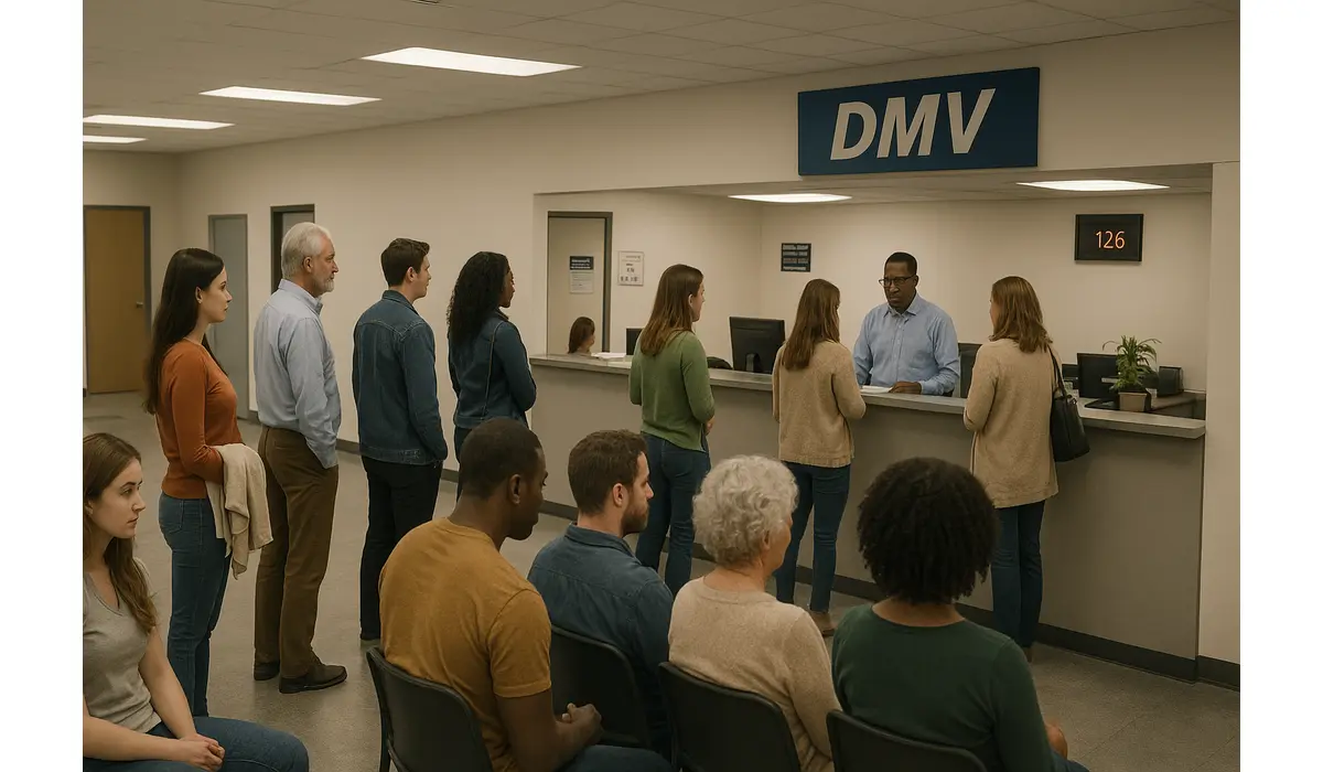 USA driving license cost DMV office