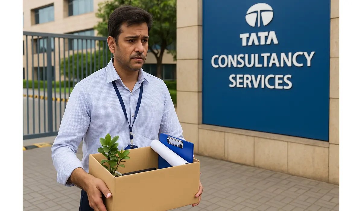 TCS layoffs 2025 India impact on mid-level employees email