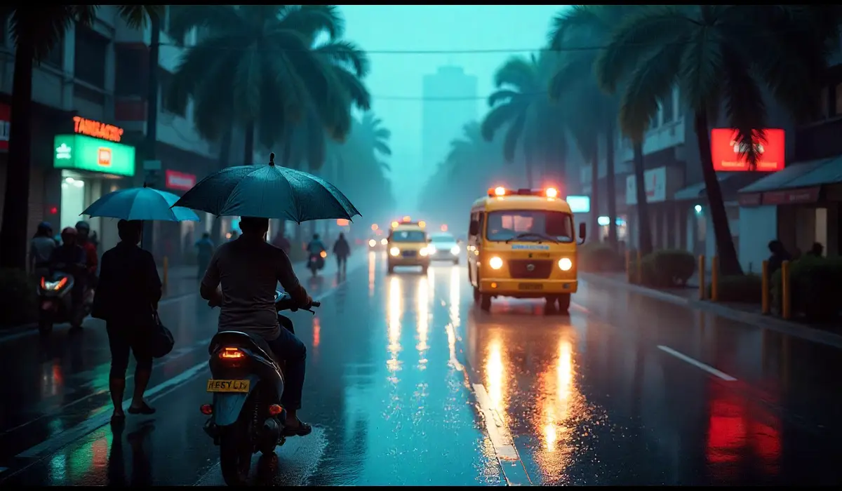 Mumbai severe heavy rain red alert news.