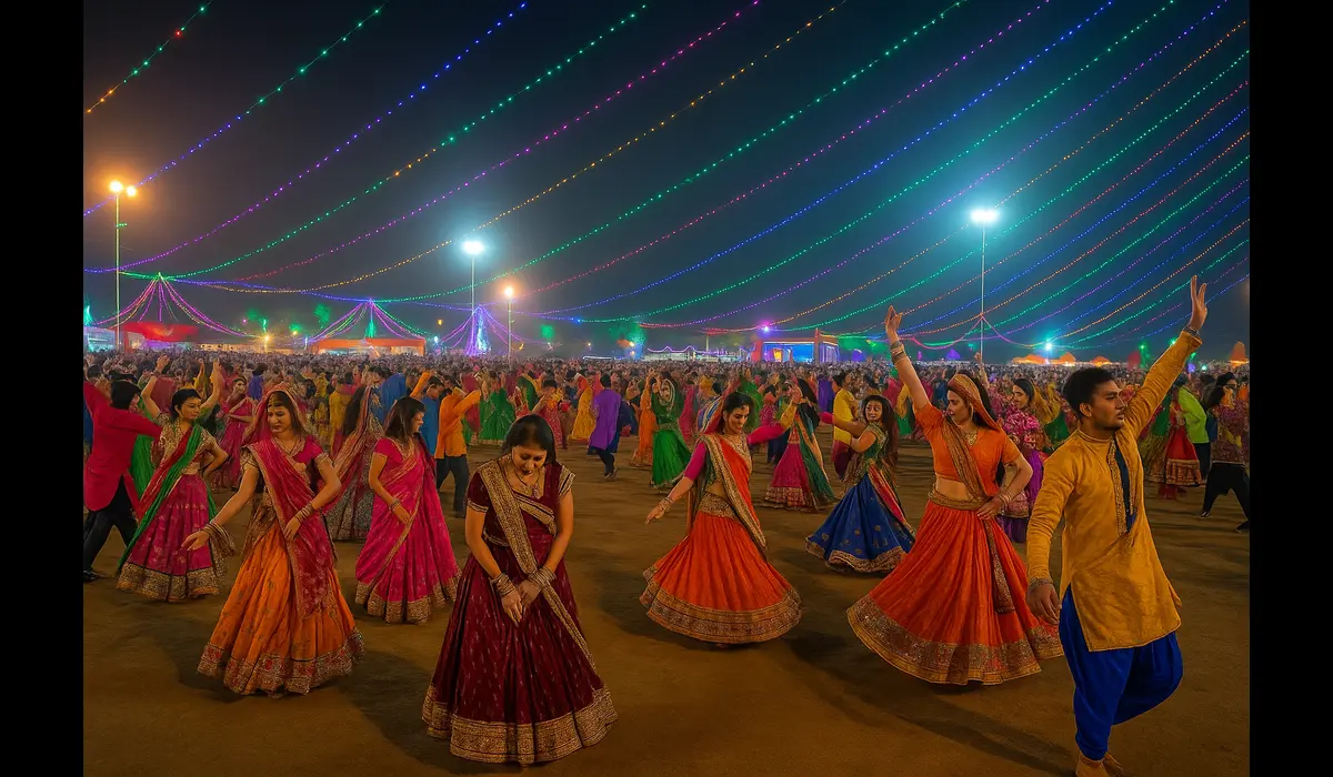 Navratri festival which state Garba Gujarat