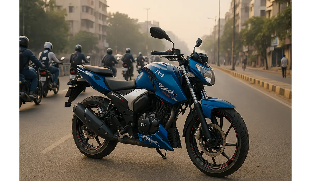 best tvs apache model for daily commute in india