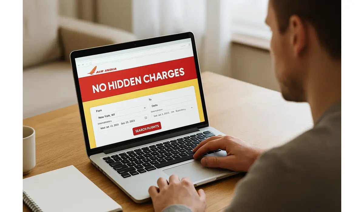 How to book cheap Air India flights online without hidden charges.