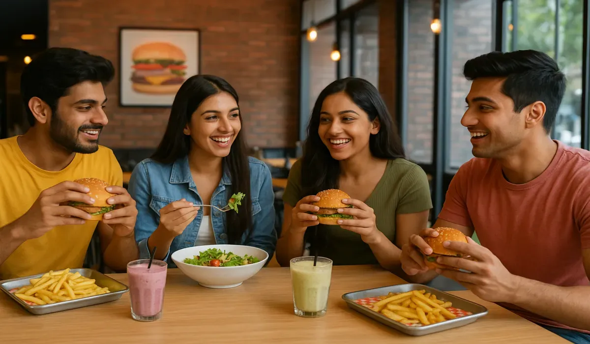 American food habits changing Indian dining culture