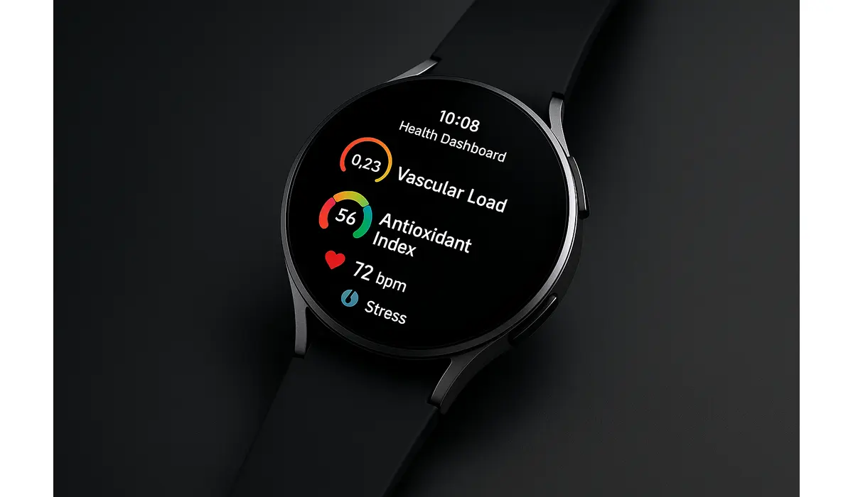 Galaxy Watch8 advanced health tracking display