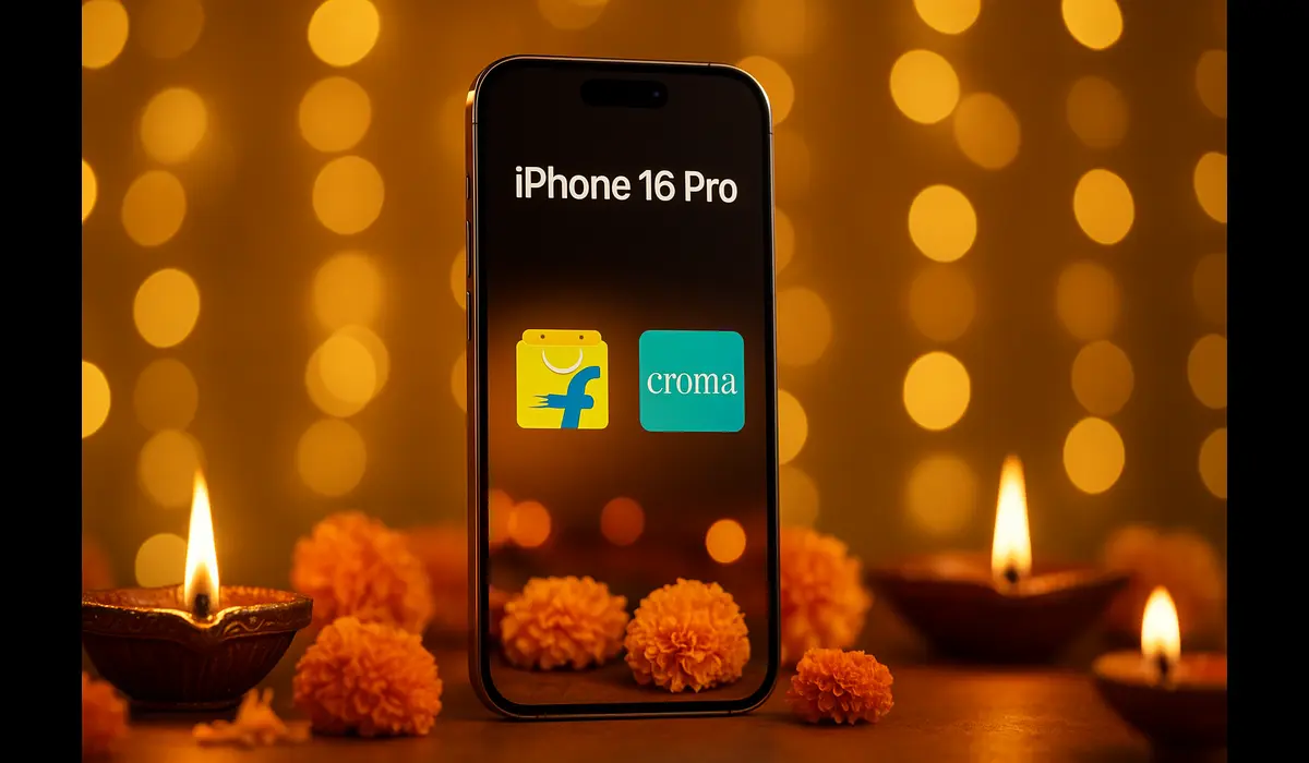 iPhone 16 Pro Diwali offers on Flipkart and Croma