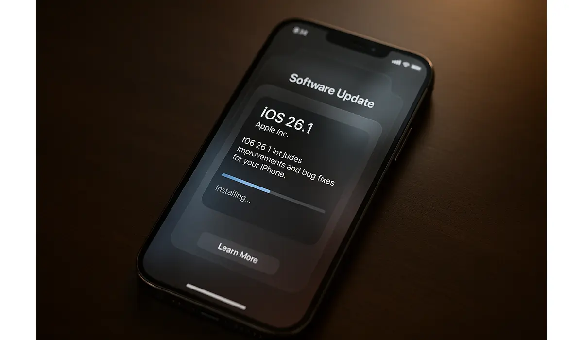 update iPhone to iOS 26.1 hero image
