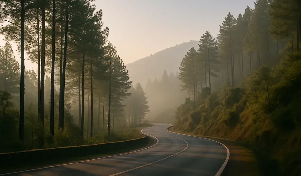 Misty mountain road — magical hill stations in India to explore this year-end.