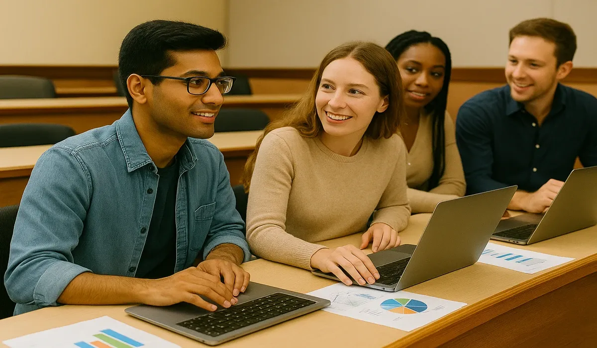 Best MBA programs in USA classroom collaboration.