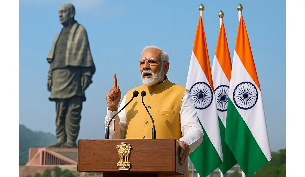 Rashtriya Ekta Diwas PM Modi Says Nehru Stopped Sardar Patel From Uniting Entire Kashmir