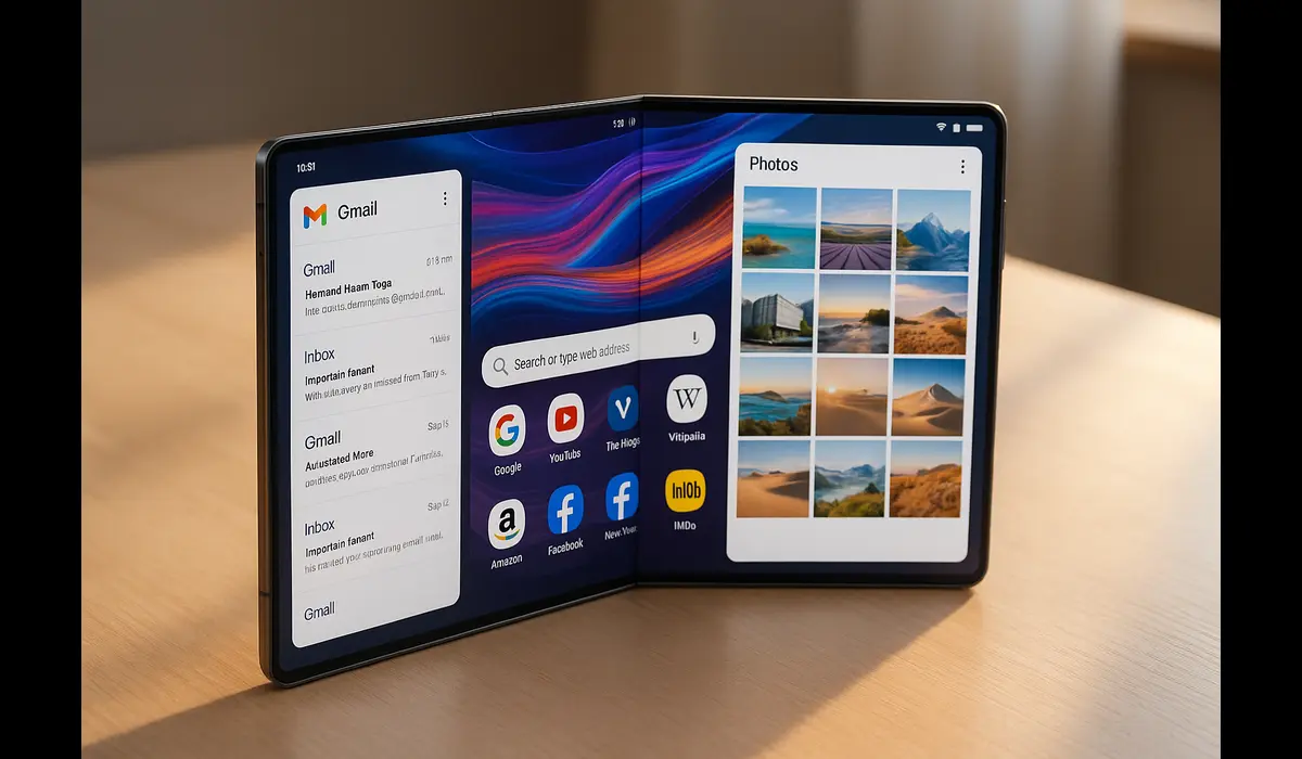 Samsung Galaxy Trifold first look October 2025