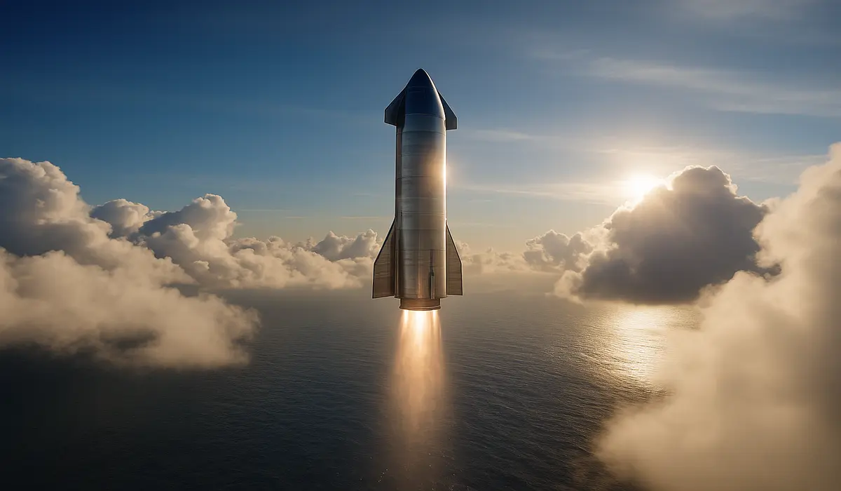 spacex 11th starship landing in indian ocean details reentry and splashdown scene