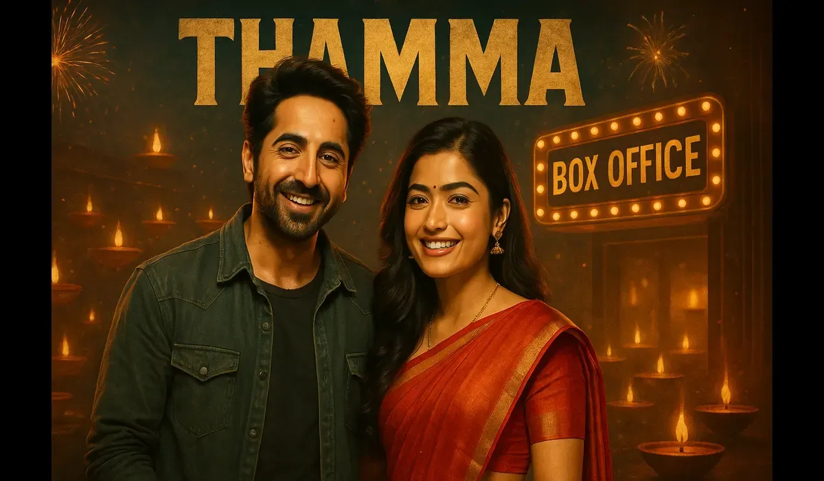 Thamma box office collection day 1 poster scene