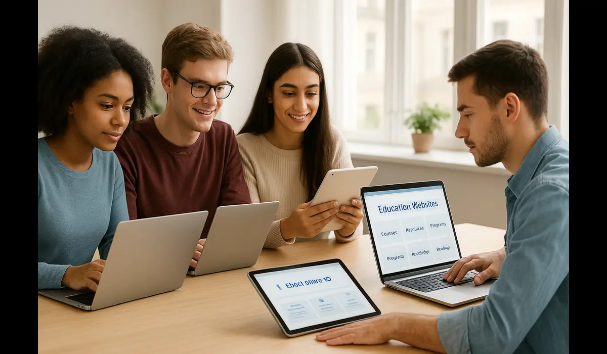 education websites and scholarship portals for students