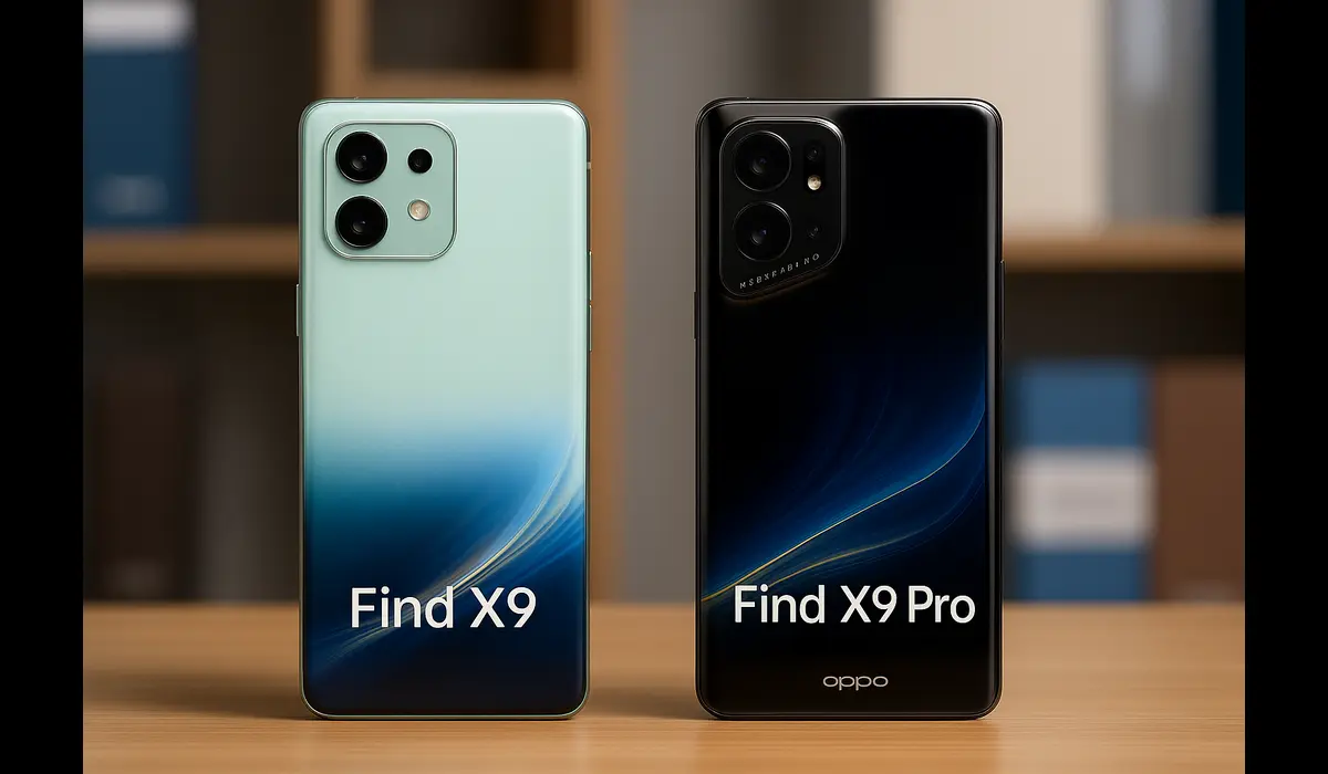 Upcoming Oppo flagship phones in India 2025 — Find X9 and Find X9 Pro design showcase