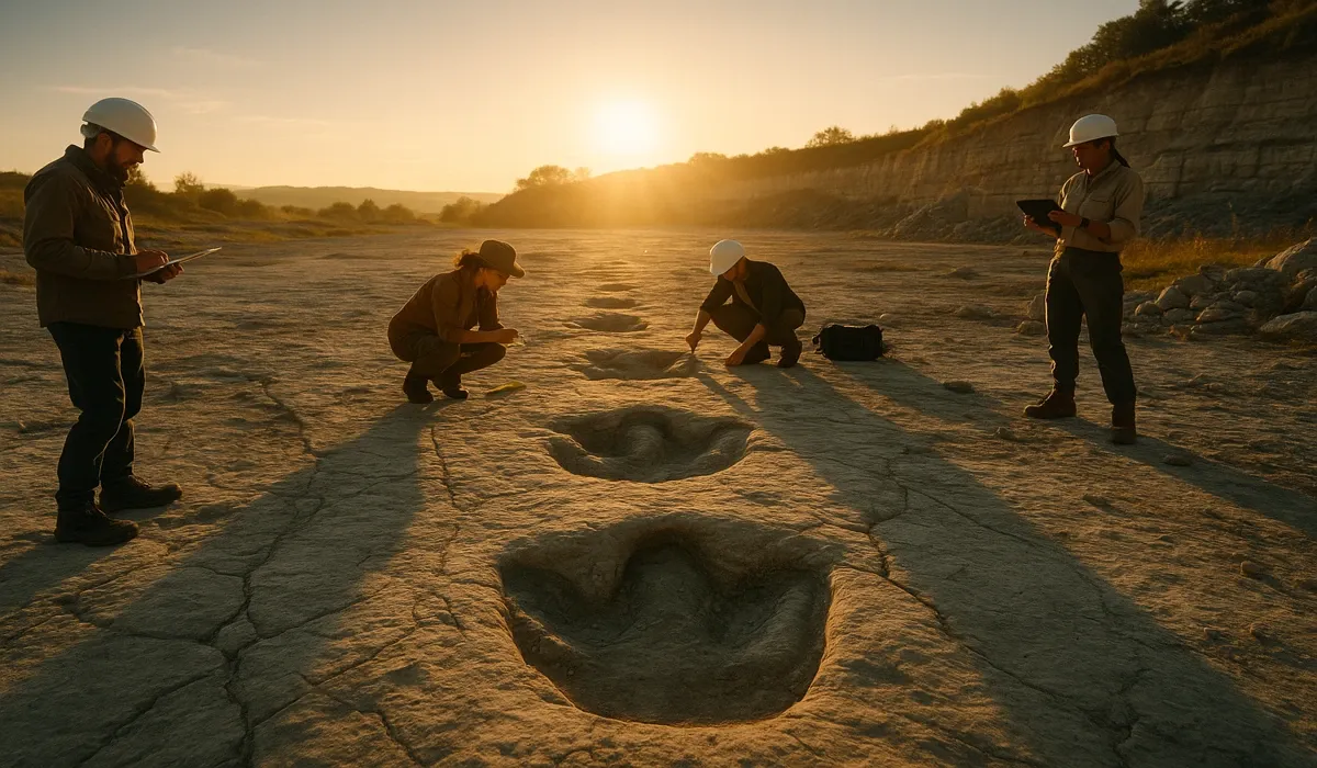 world’s longest dinosaur footprints found in UK