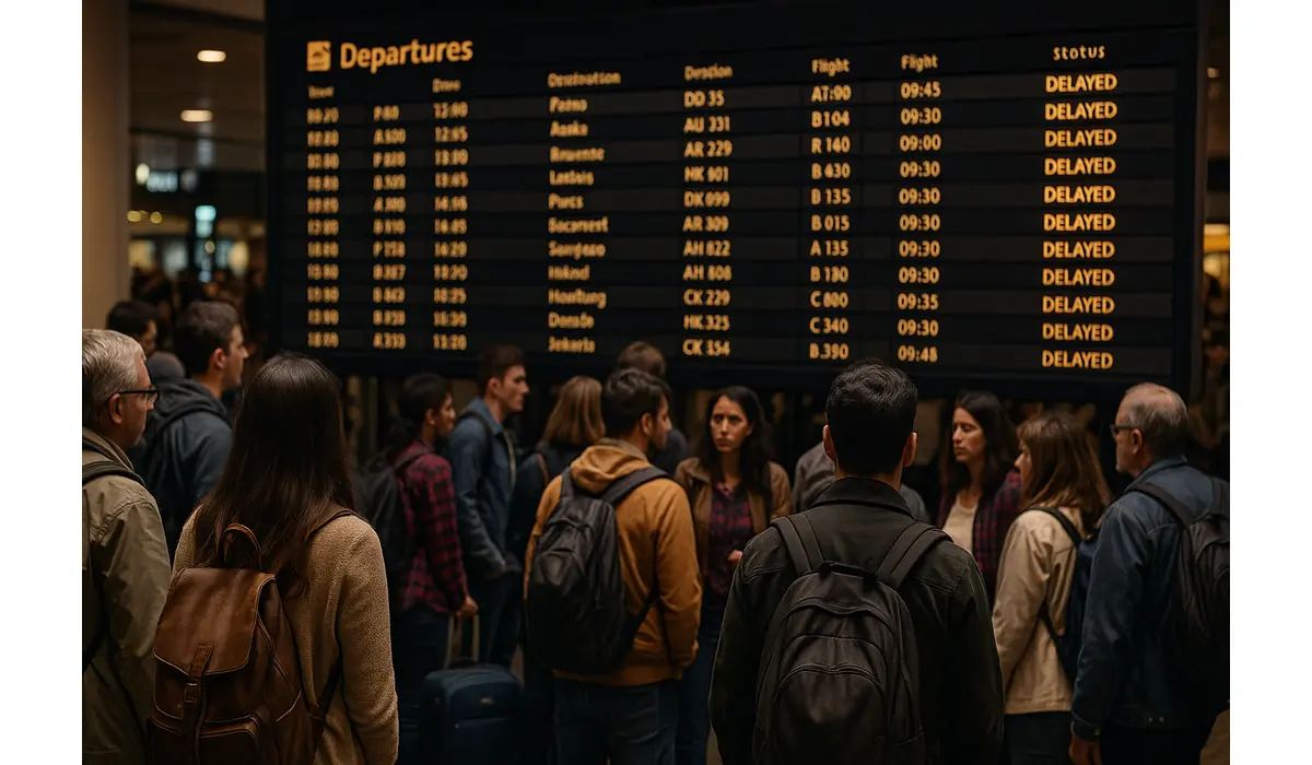 flights delayed at Delhi airport due to ATC glitch