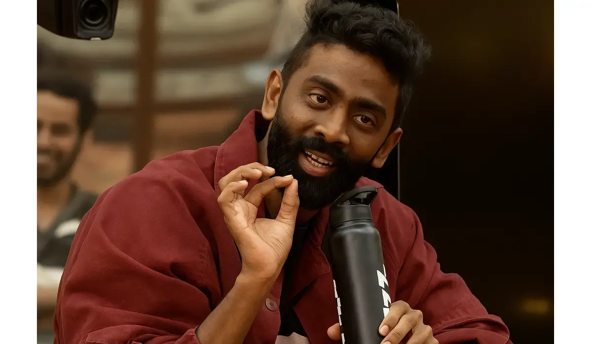 reality show contestant speaking expressively inside Bigg Boss 19 house