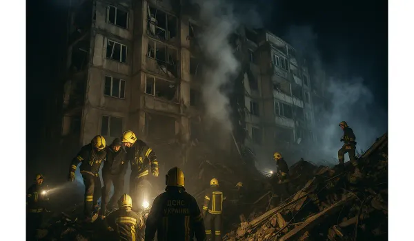 Russian Drone Hits Kyiv Apartment Block: What Really Happened