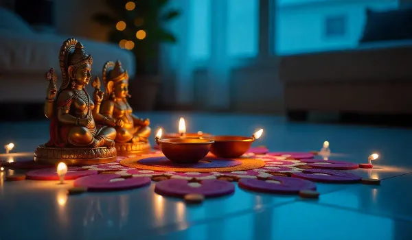 Diwali 2025 puja muhurat and rituals in India.