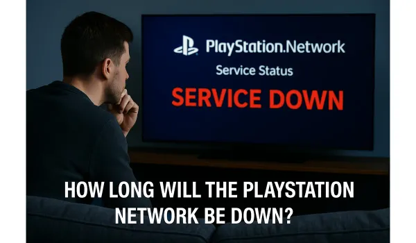 Gamer accessing PlayStation Network Support on TV screen