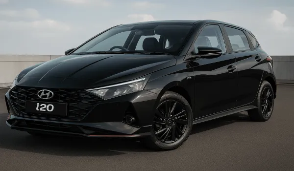 Hyundai i20 top model price 2025 Knight Edition exterior
