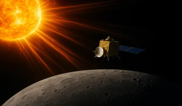 Chandrayaan-2 observed solar storm impact on Moon