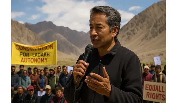 legal basis for action against Sonam Wangchuk Ladakh.