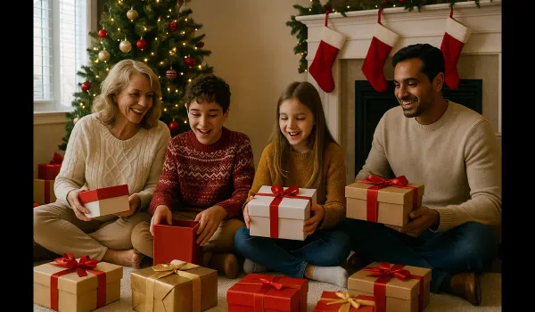 Christmas gifts in USA for all budgets family celebration