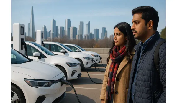 Future of electric cars in USA lessons India can learn charging station.