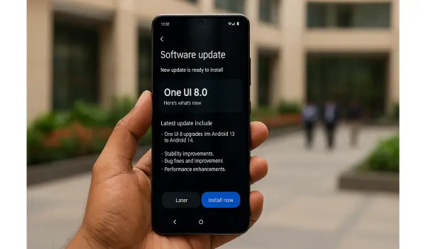 how to install One UI 8 on Samsung Galaxy India.