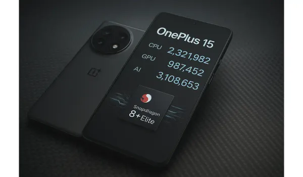 OnePlus 15 processor and performance details hero image