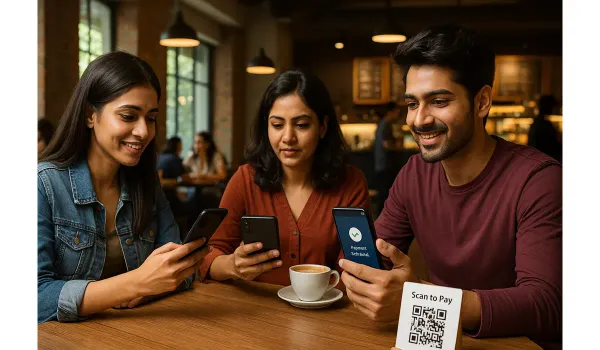 The rise of fintech in India transforming digital payments and financial inclusion.
