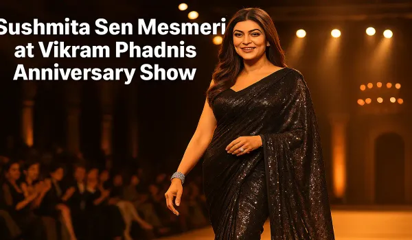 Sushmita Sen stunning appearance at Vikram Phadnis anniversary show