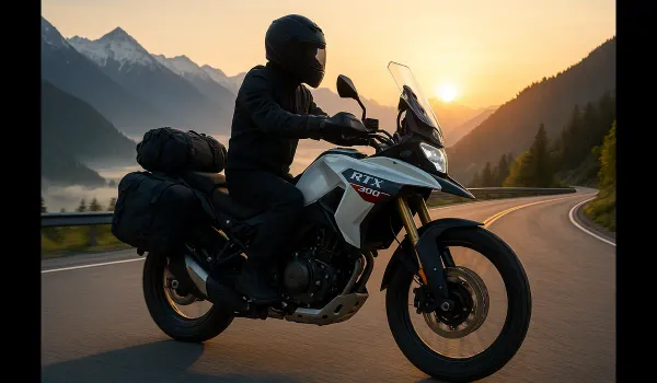 TVS RTX 300 long distance touring capability