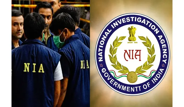 NIA officials in discussion during the Delhi blast latest investigation alongside the official National Investigation Agency