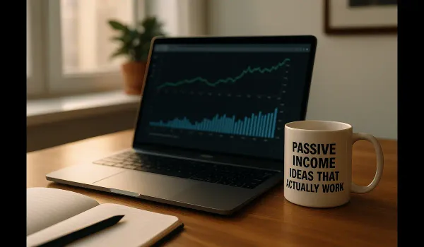 passive income ideas that actually work financial desk setup
