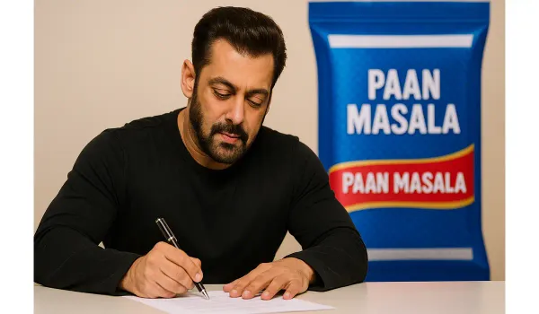 salman khan legal notice paan masala endorsement signing realistic photo