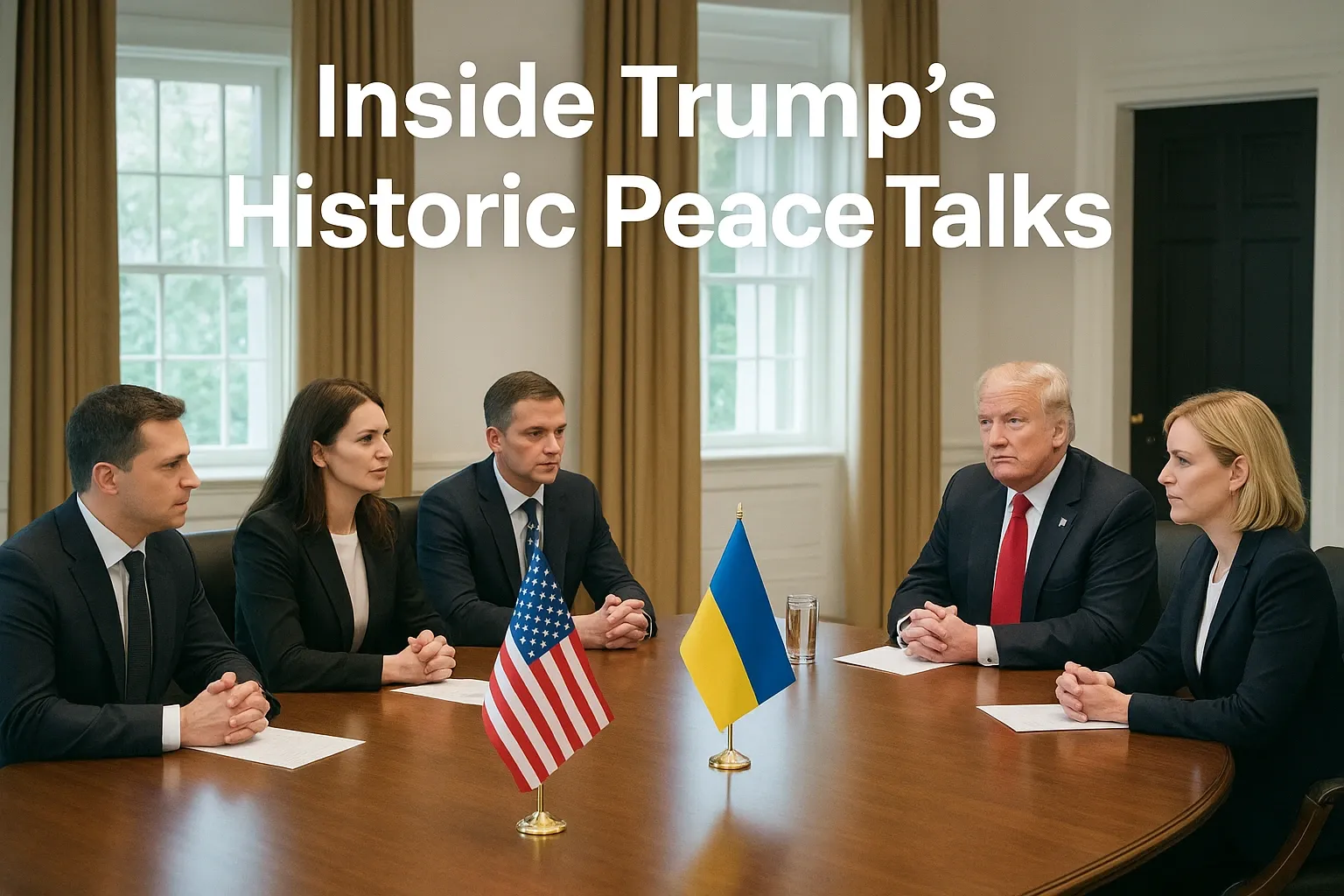 Trump announcement at White House for global diplomacy