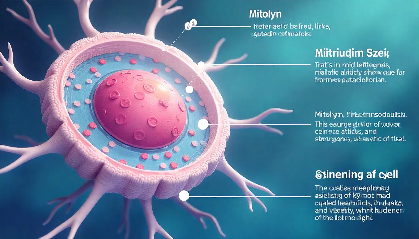 Mitolyn mitochondrial science diagram