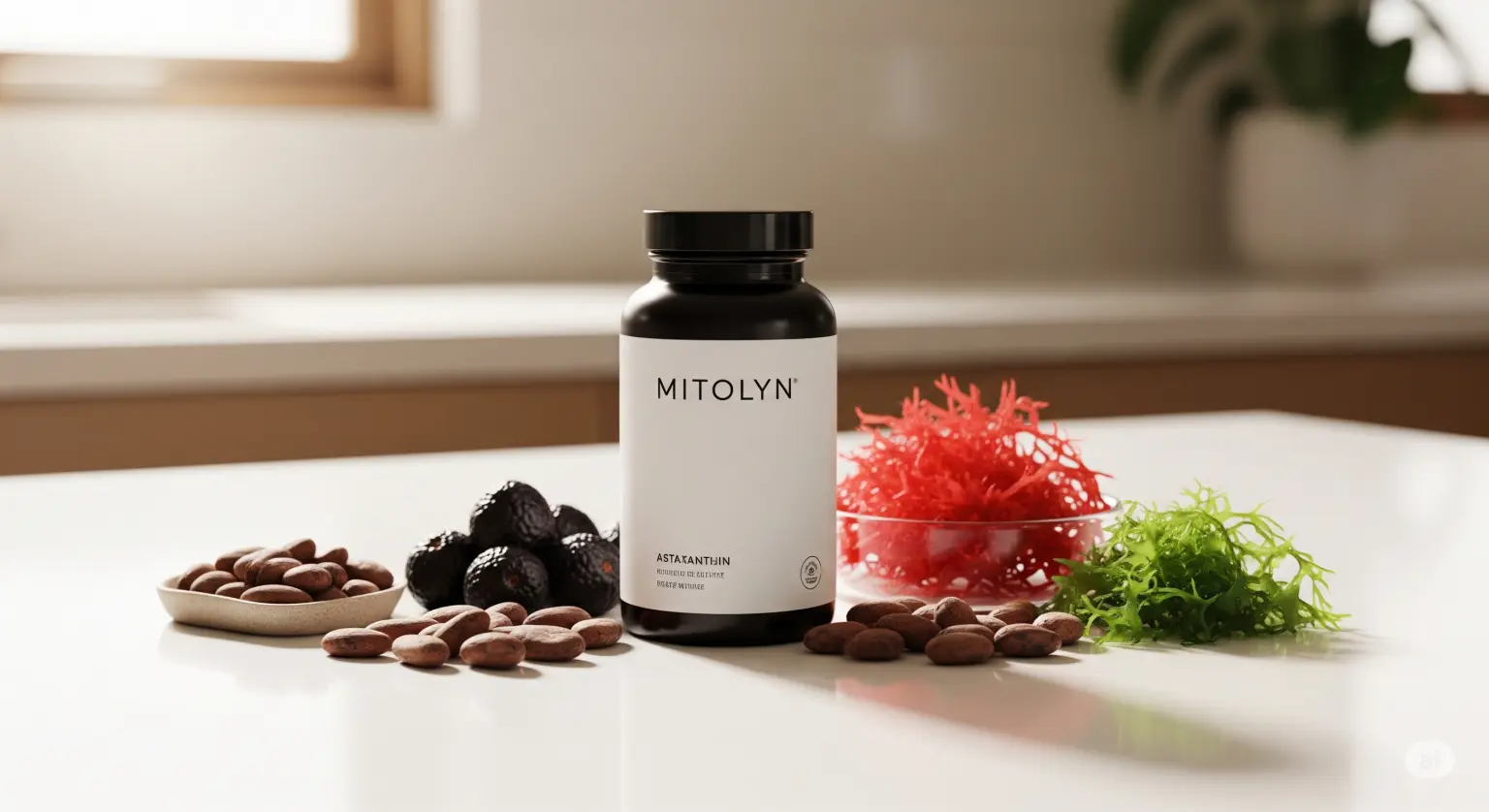 Mitolyn supplement bottle with natural ingredients, showing Mitolyn really work for belly fat
