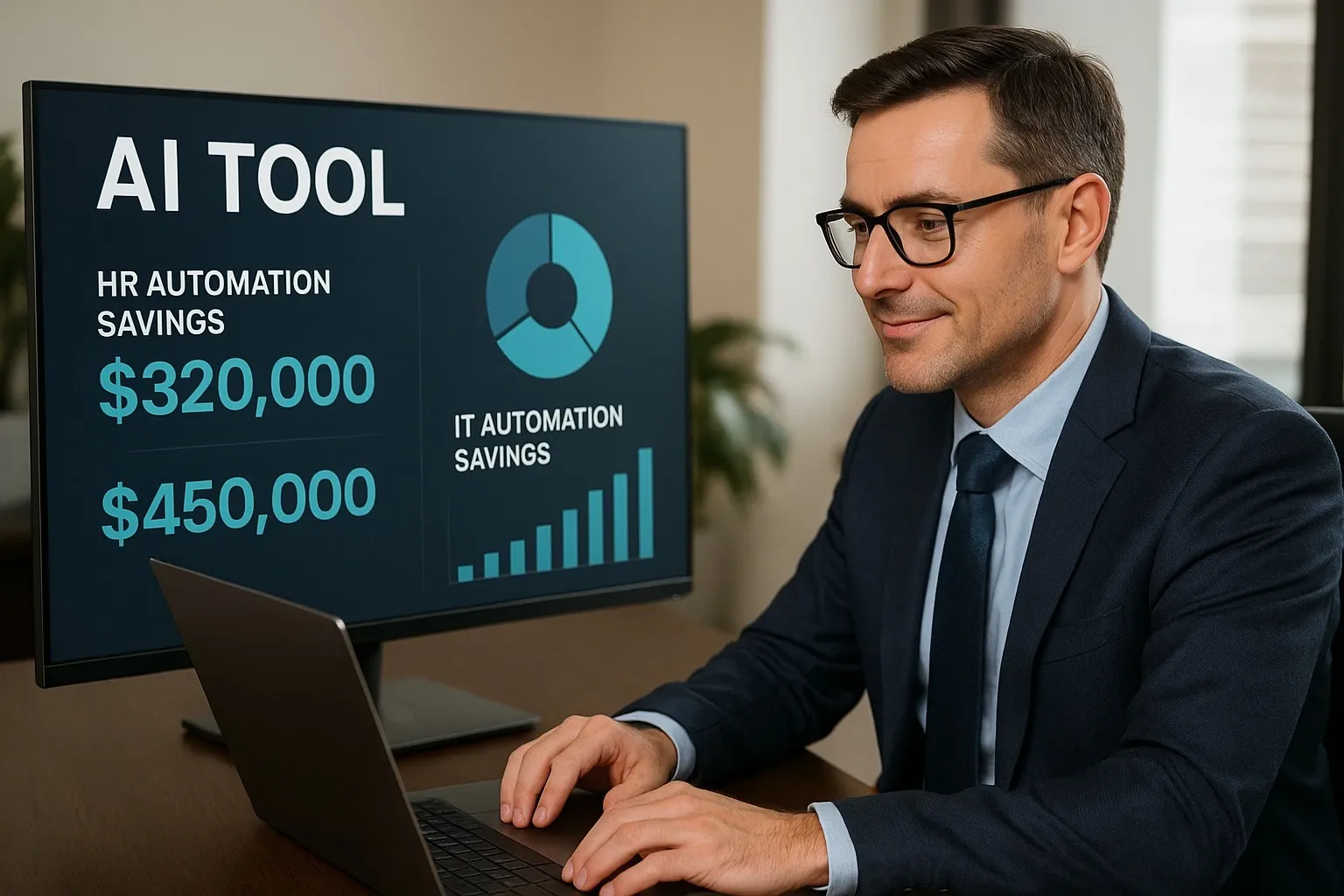 Enterprise AI automation dashboard