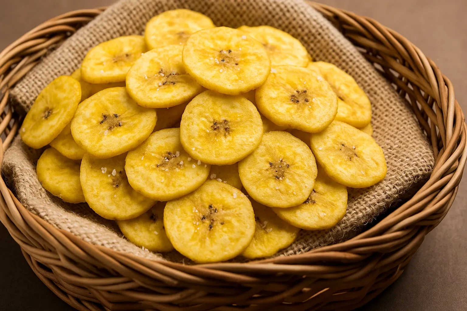 Banana chips simple Navratri snacks.