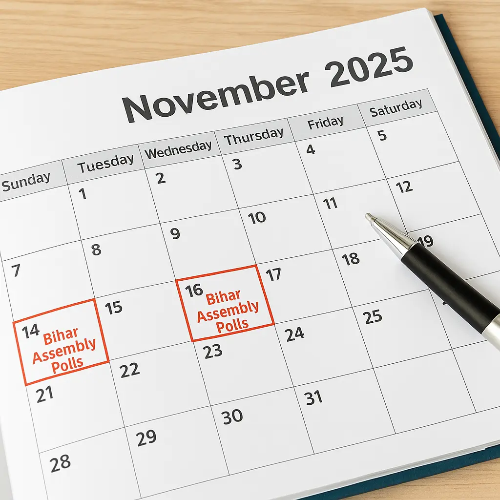 Bihar assembly election schedule 2025