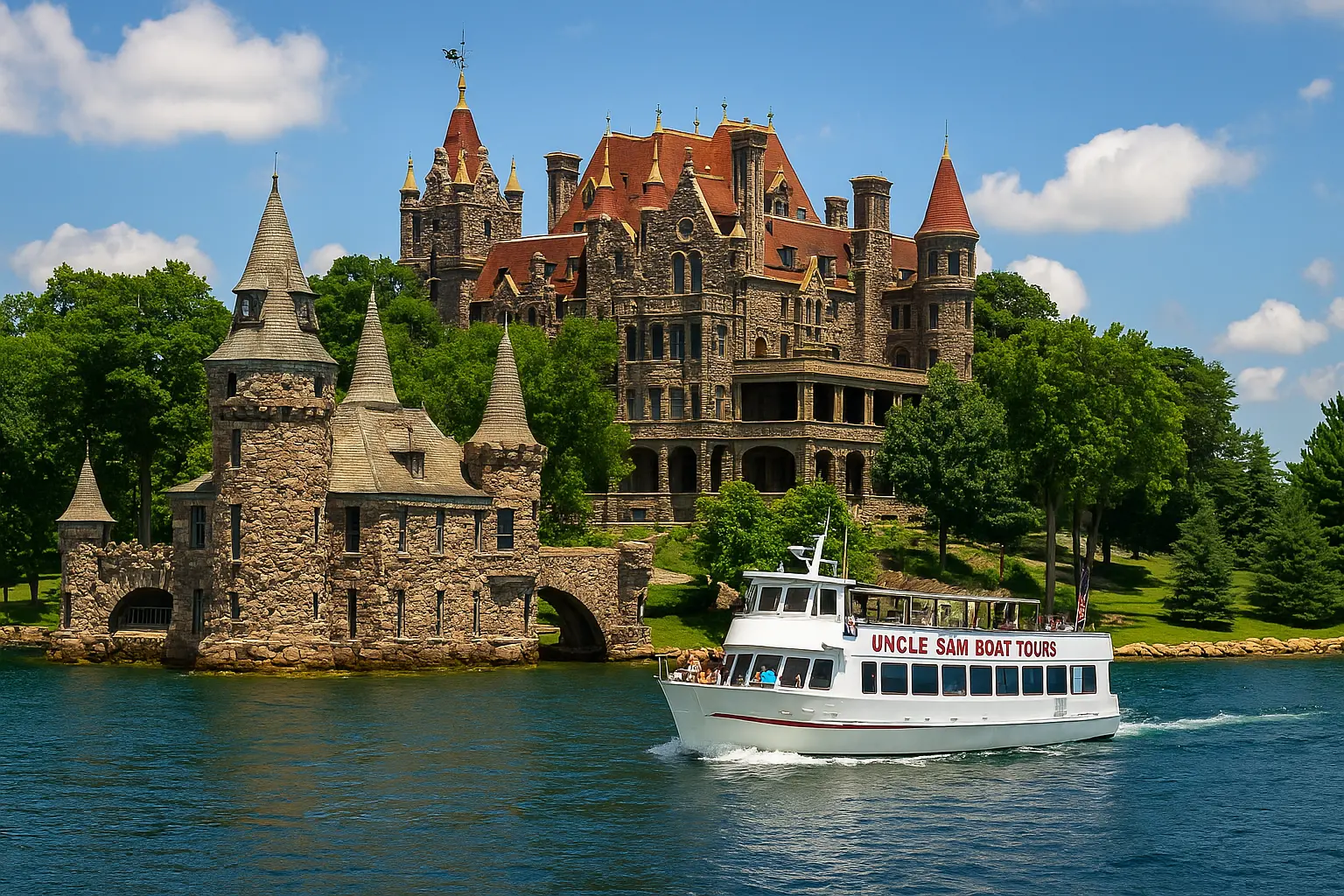 American Cruise Lines Great Lakes itineraries 2026 Boldt Castle