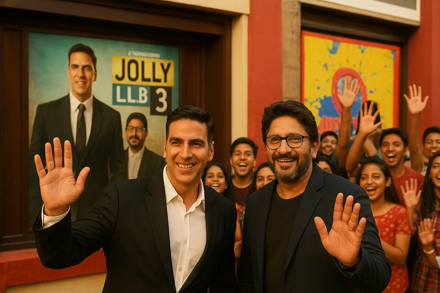 Jolly LLB 3 cast meets fans